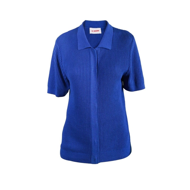 BLUE CABLES POLO SHIRT