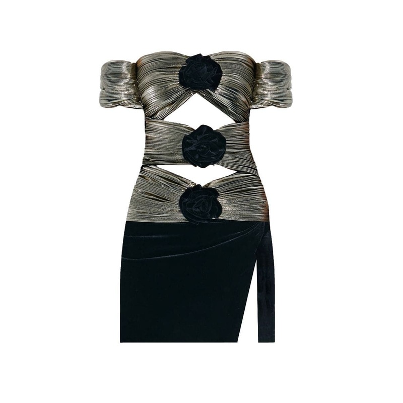 CORTE DEI PAPI CUT-OUT MINI DRESS