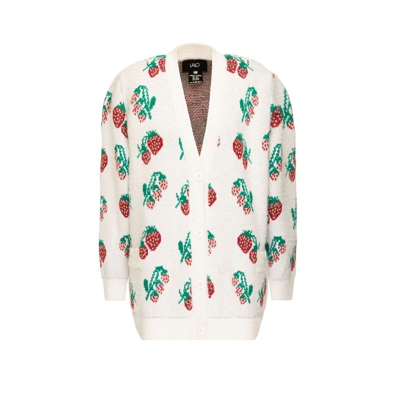 WHITE ROSE KNITTED SWEATER