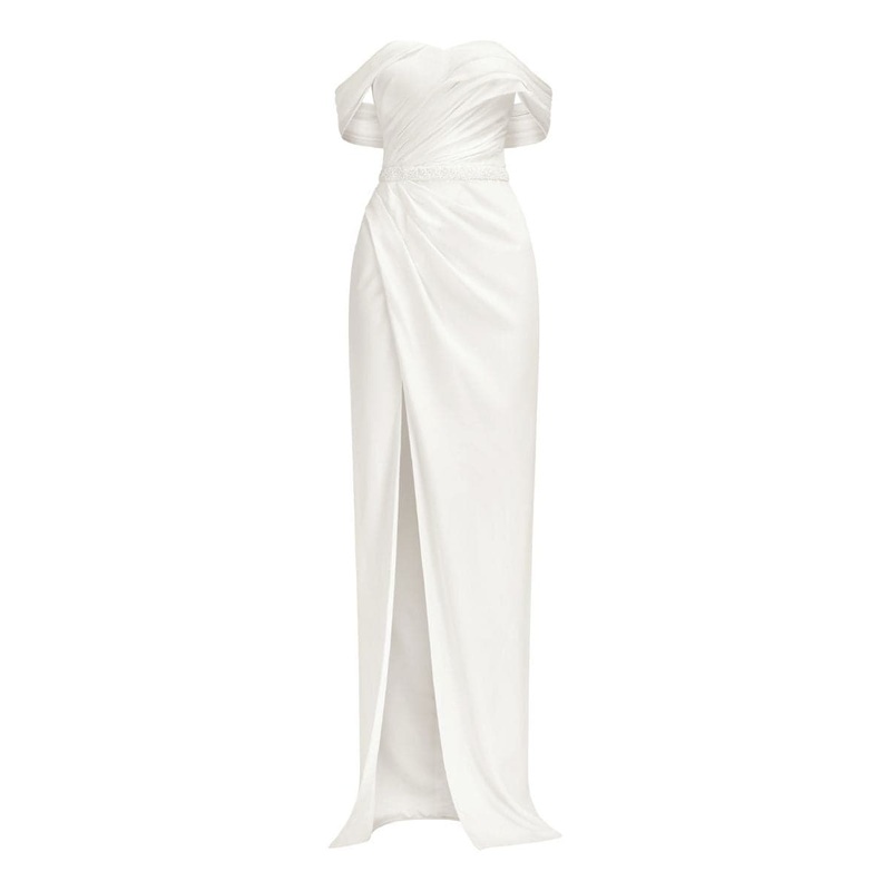 HELEN OFF-SHOULDER MAXI DRESS