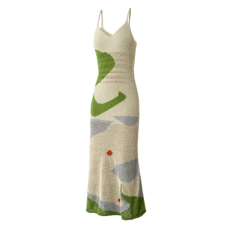SURREAL KNITTED MIDI DRESS