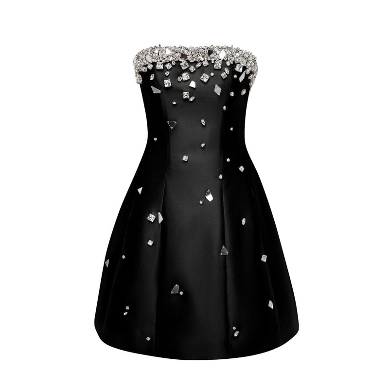 CRYSTAL-EMBELLISHED MINI DRESS