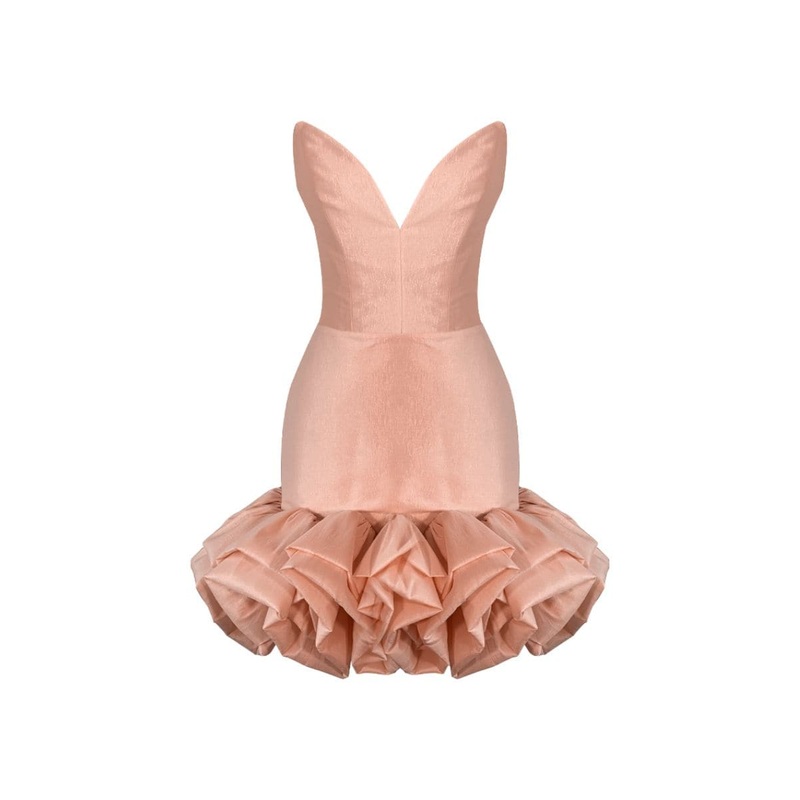 SWAN LIGHT PINK MINI DRESS