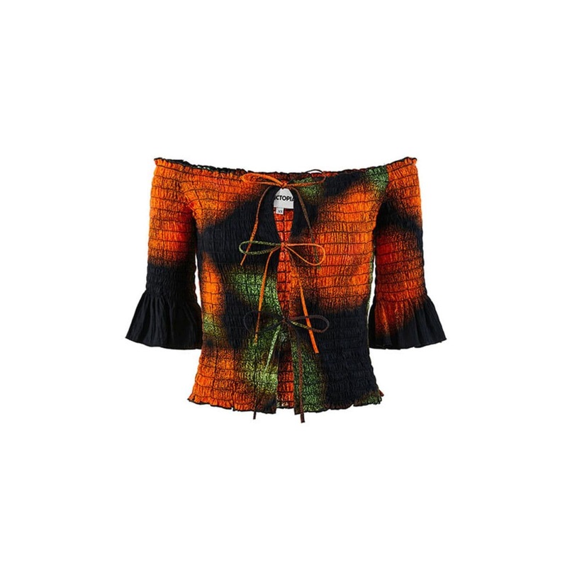 BLACK ROSA OFF-SHOULDER TOP
