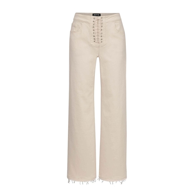 CREAM MIKEY STRAIGHT LEG JEANS