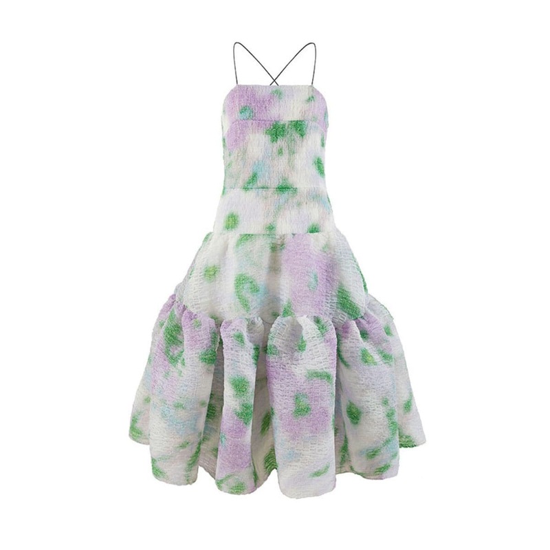 DAISY PRINT STACEY MIDI DRESS