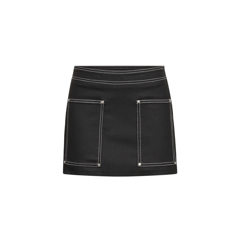 DANIELLE WILLIAM ST DENIM MINI SKIRT