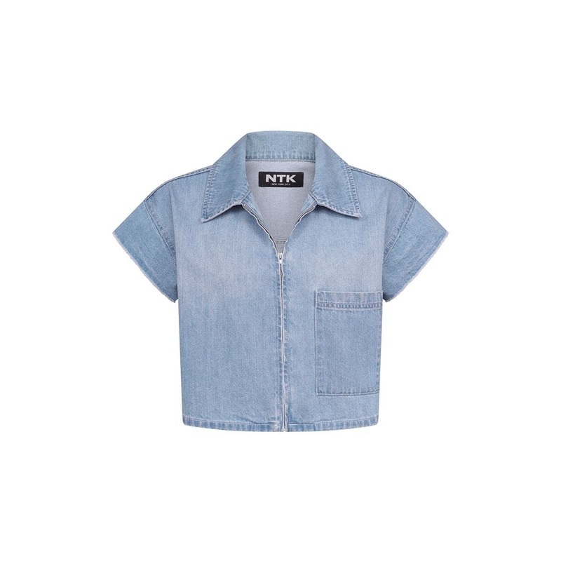 LINDSEY SOUTH ST DENIM TOP