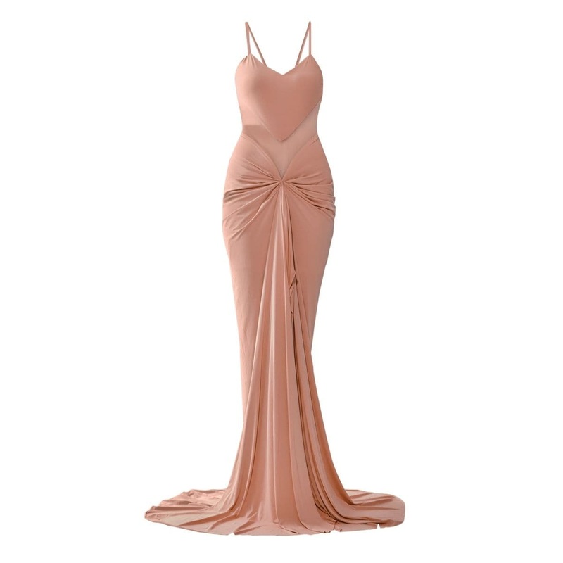 MAJA PEACH MERMAID GOWN