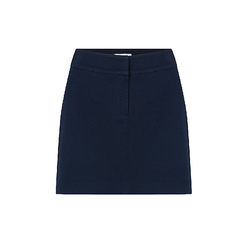 MARDE DEEP COBALT COTTON MINI SKIRT