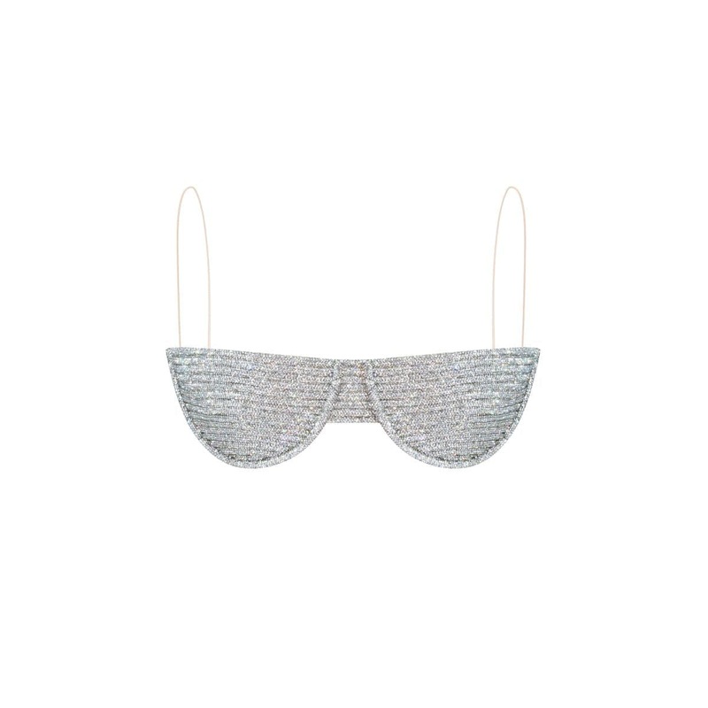 MIDNIGHT RHINESTONE BRA