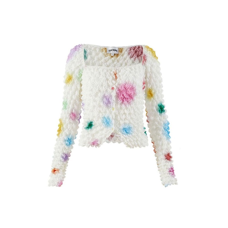 MULTICOLOR POLKA DOT CLARA TOP