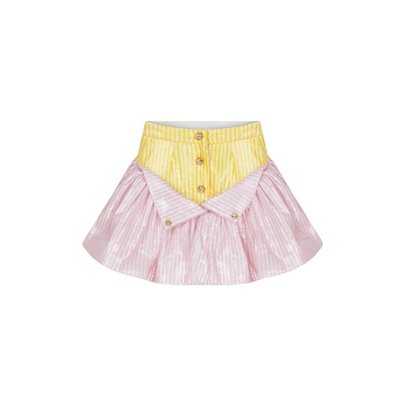 SEQUIN RUFFLE MINI SKIRT