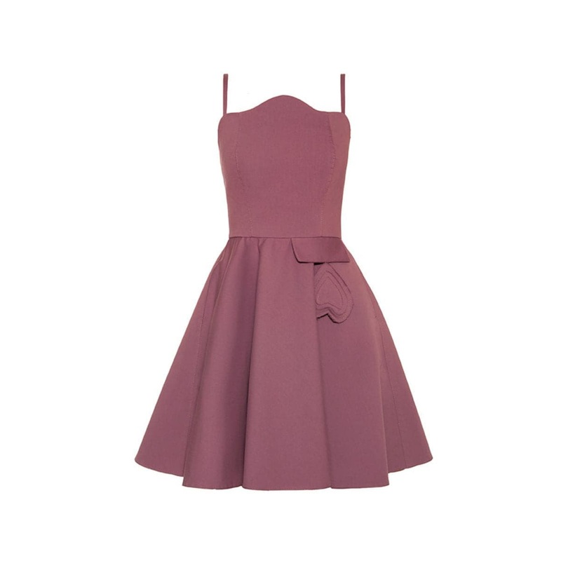 PURPLE PASSION DOLL MINI DRESS