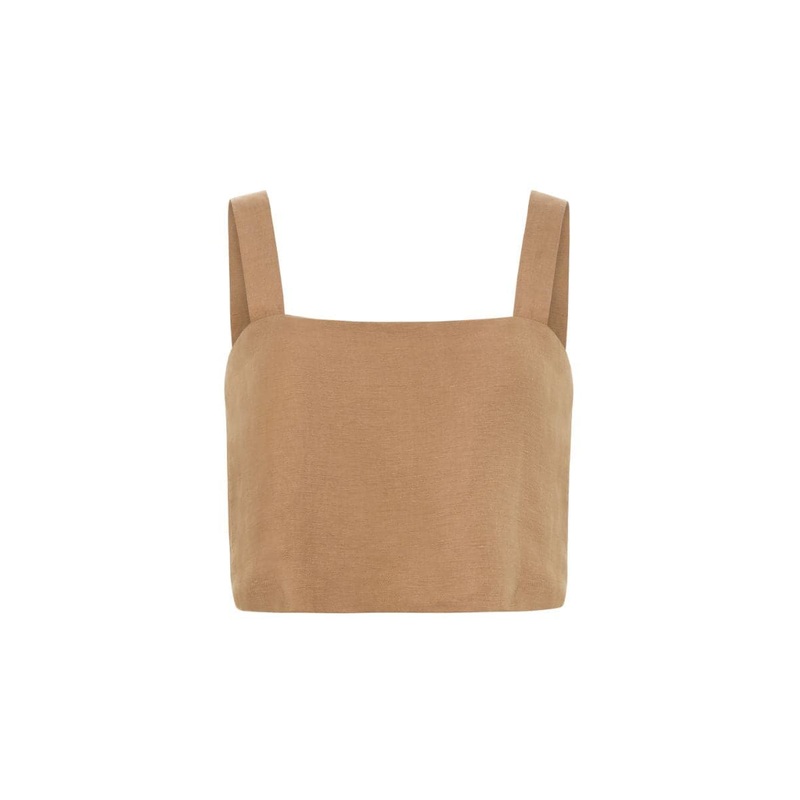 SERENGETI MOCHA CROP TOP