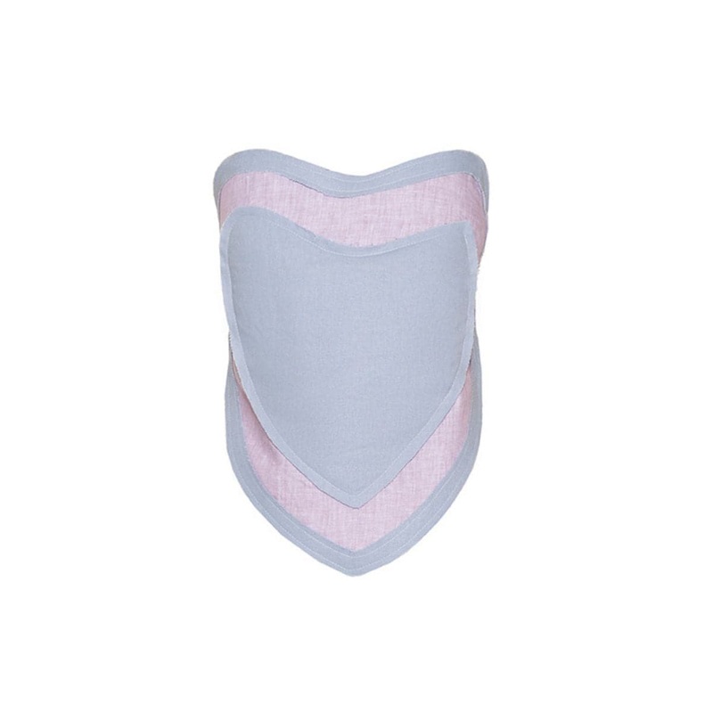 SKY BLUE AND LILAC SWEETHEART DOUBLE TOP