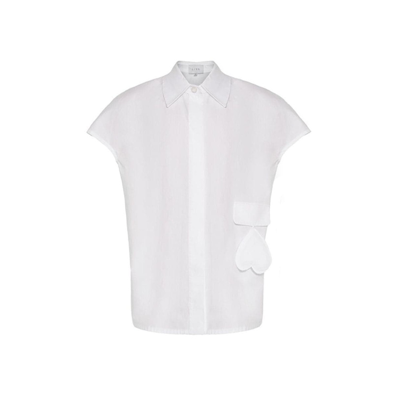 WHITE SWEETHEART SHIRT