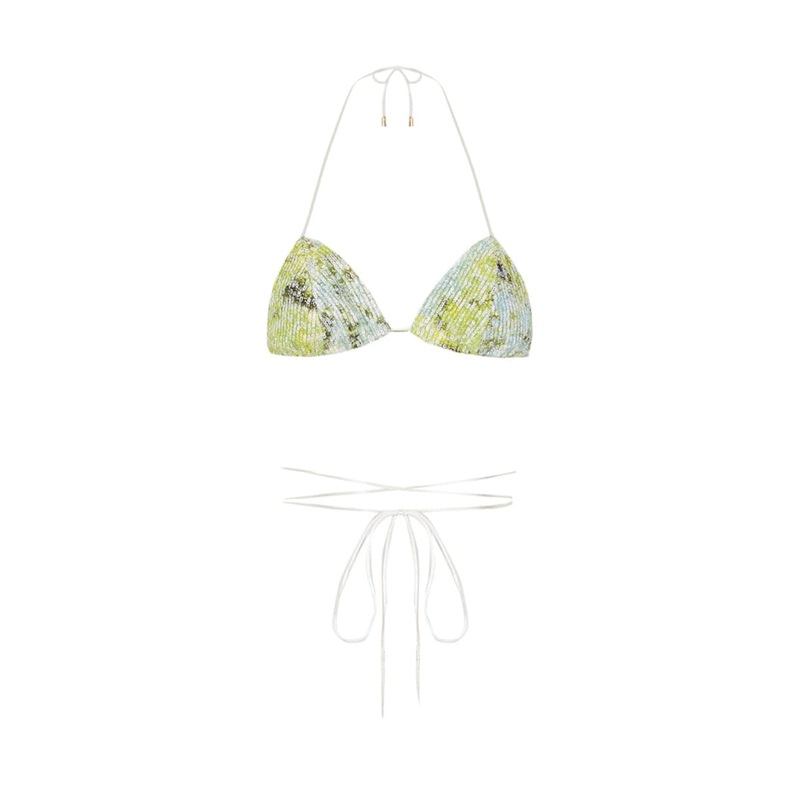 MULTICOLOR TIE DYE SEQUIN BRALETTE