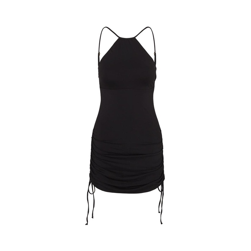 THE CHRISTY BLACK MULTIWAY MINI DRESS