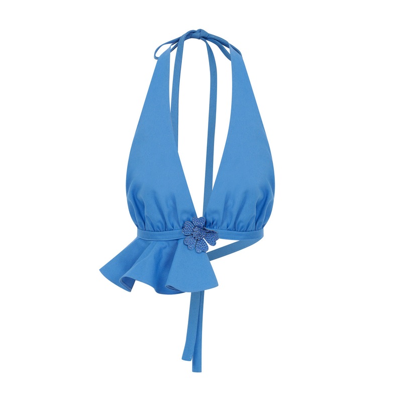 BLUE WATER LILY TOP
