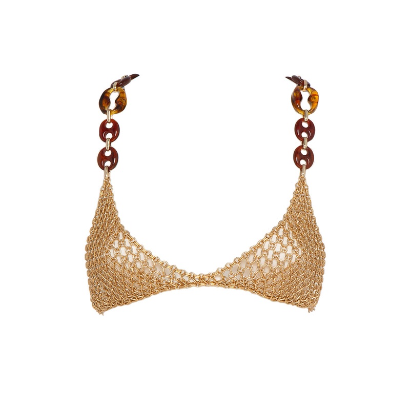 CARAMEL GOLD BRA