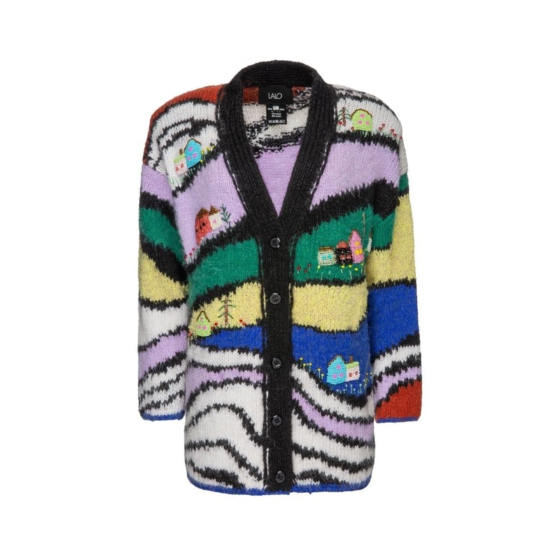 CASETTY OVERSIZED MULTICOLOR CARDIGAN