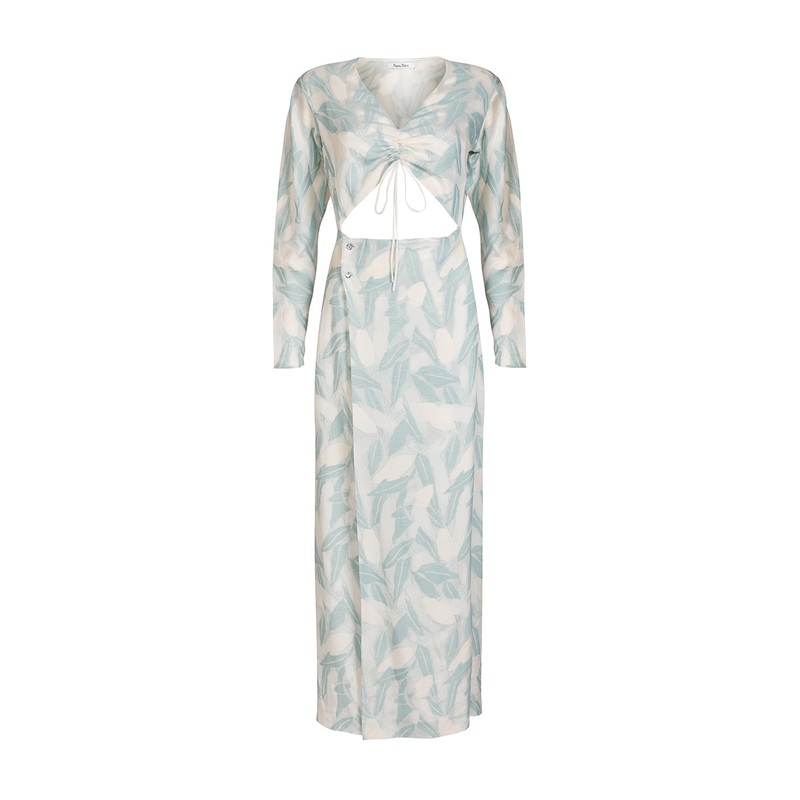 CHRISTIE CUT-OUT FLORAL DRESS