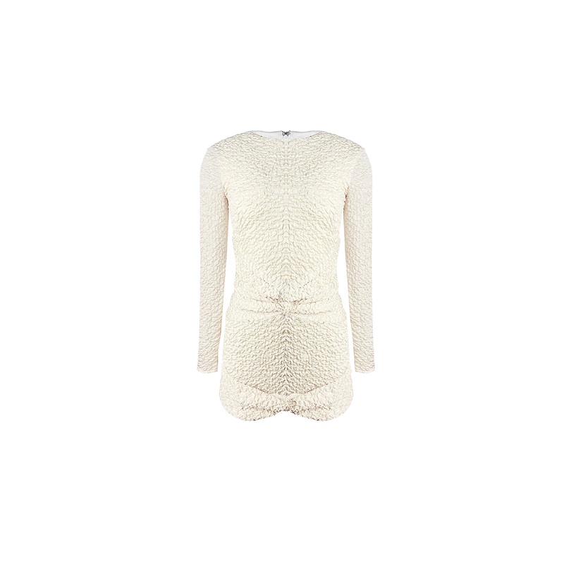 MARIEL OFF WHITE MINI DRESS