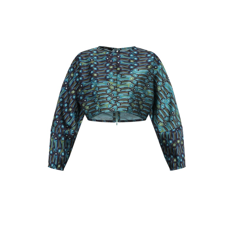 SUMAC ONDA TOP IN AQUA