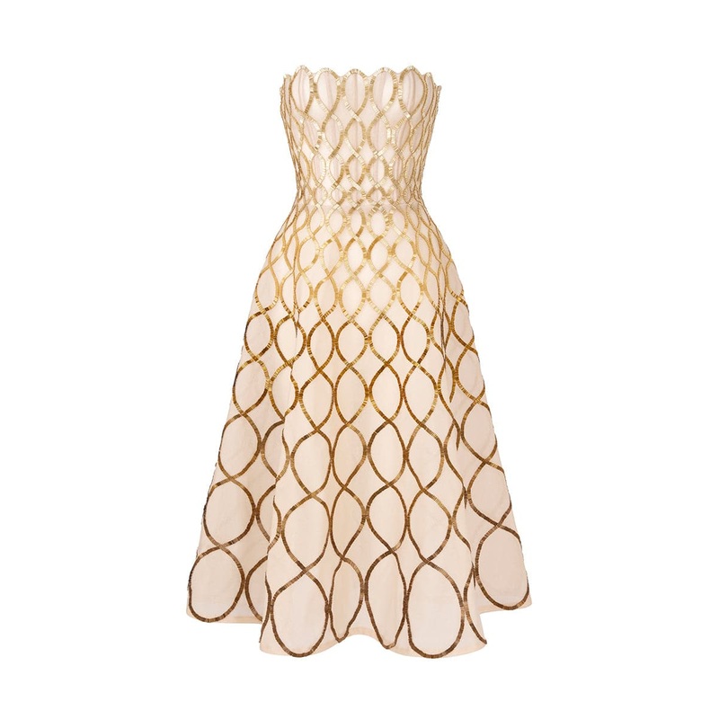 ALICE A-LINE MIDI DRESS