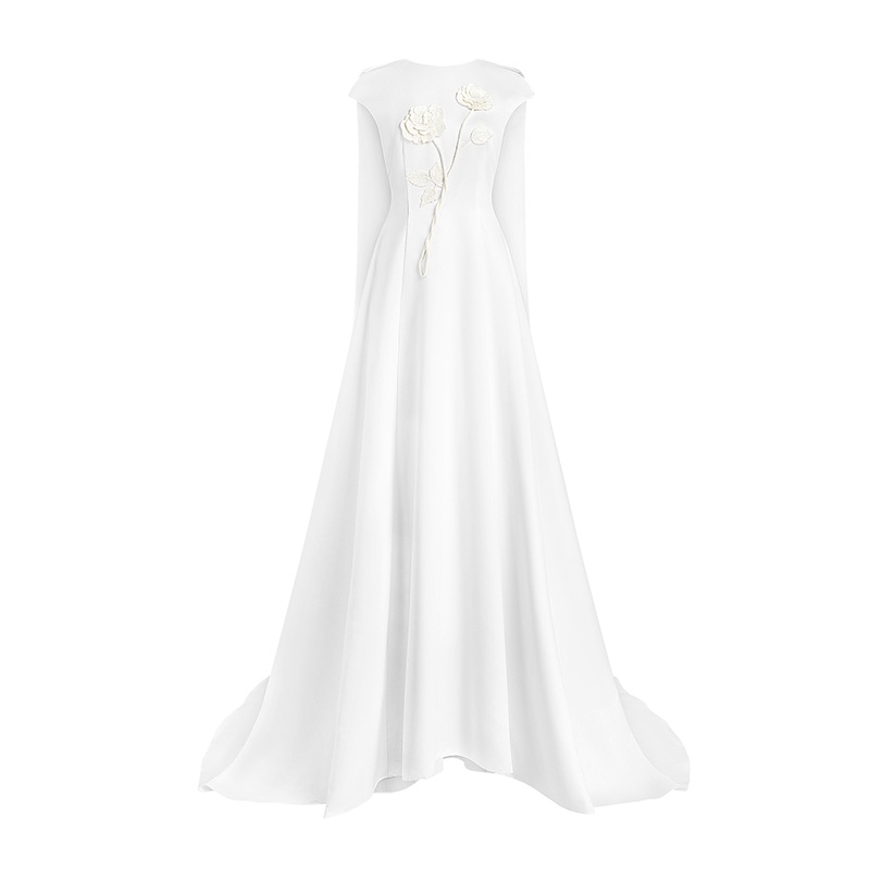 HILARY SIMPLY WHITE LONG GOWN