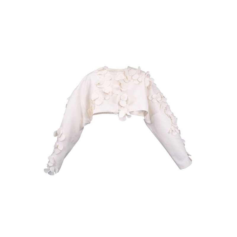 MILKY FLORAL BOLERO