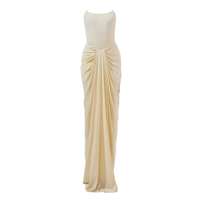 PEARL IVORY CORSET GOWN