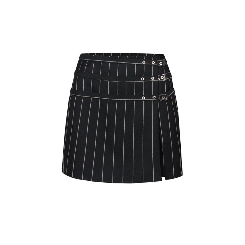 ABRA HOT STRIPED MINI SKIRT