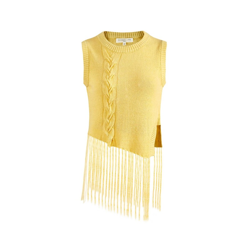 FILA YELLOW KNIT TANK TOP