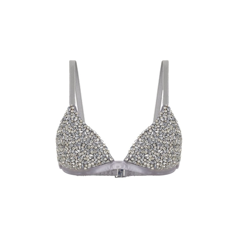 HANDMADE RHINESTONE BRA TOP