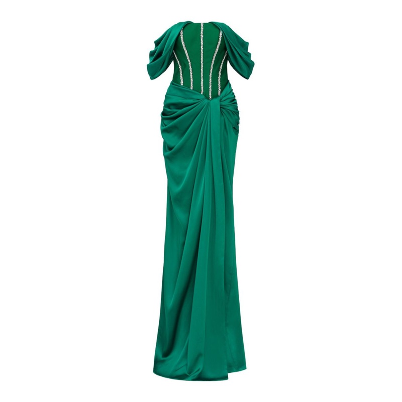 SELINA ROYAL TAFFETA OFF SHOULDER GOWN