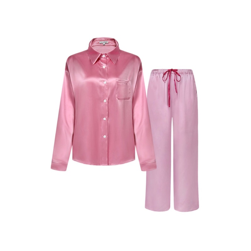MEMORIES OF NICE SILK LONG SET IN PINK