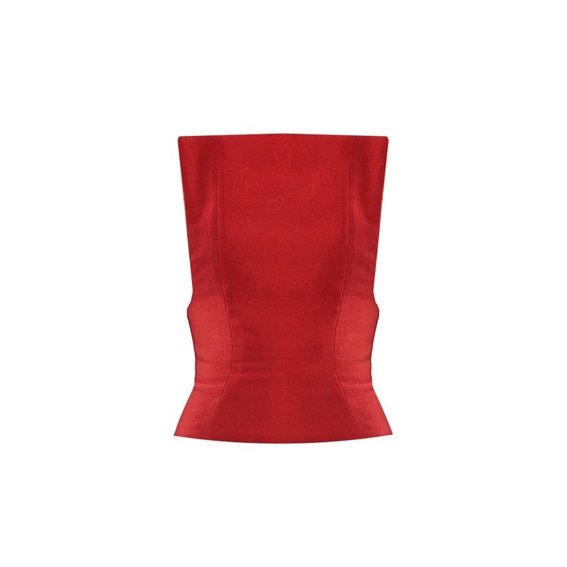RED SQUARE CORSET