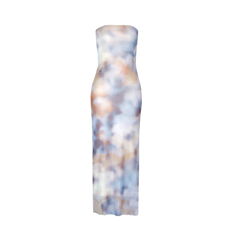 MOA MULTICOLOR MIDI DRESS