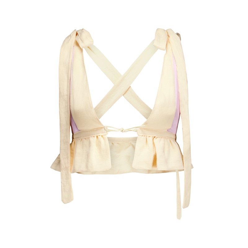 OSTARA LINEN BRALETTE