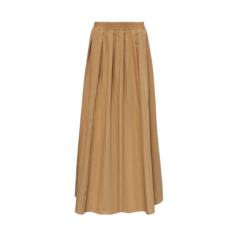 ULSA BROWN MIDI SKIRT