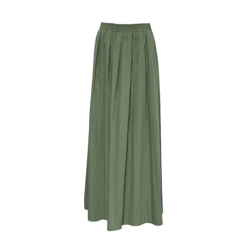ULSA GREEN MIDI SKIRT