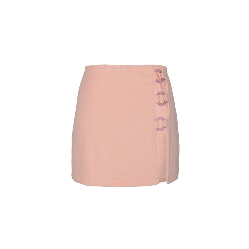 BONITA TERRY PEACH MINI SKIRT