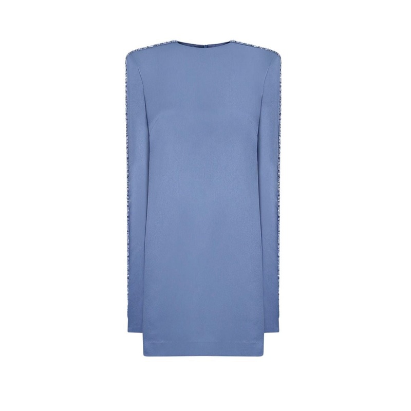 CLIFFORD SLATE BLUE MINI DRESS