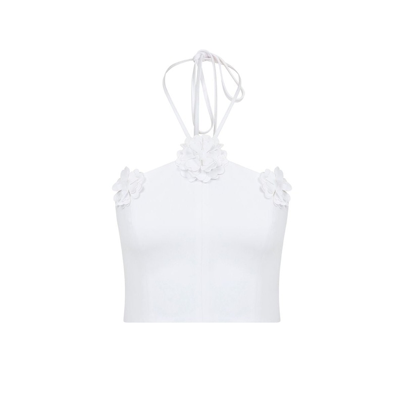 JASMINE WHITE FLORAL TOP