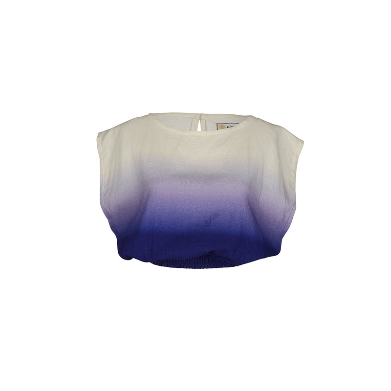 LISA BLUE DEGRADE TOP