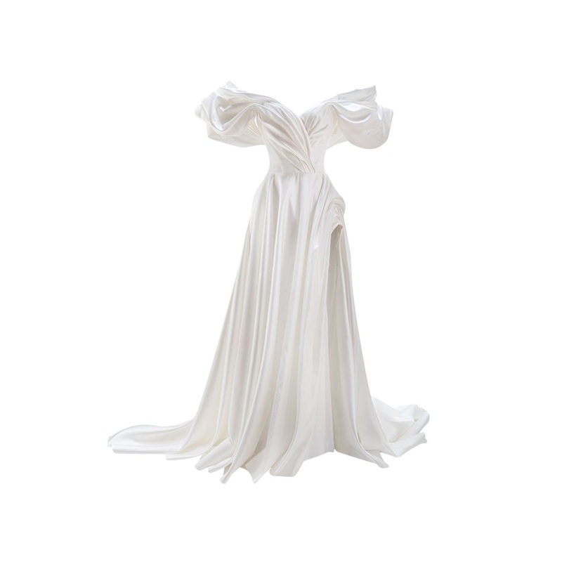 OFF-WHITE VOLUME SCULPTED GOWN