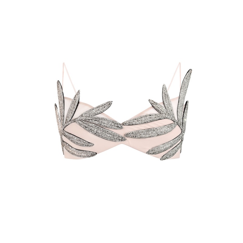 PALME CRYSTAL LEAF BRALETTE