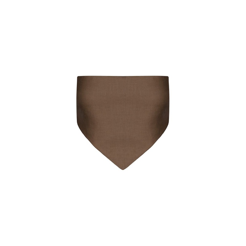 IVY BROWN BANDANA TOP